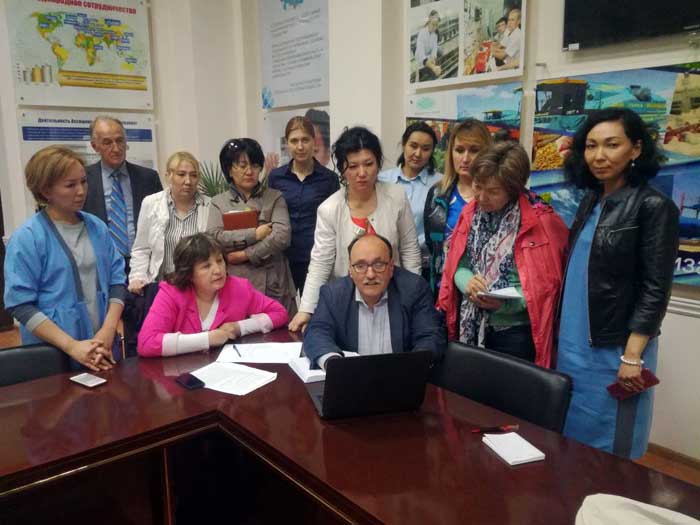 Кластерная встреча проектов Erasmus + в Казахстане