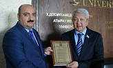 3 мая 2019 года в Атырауском государственном университете прошла встреча с Главой Генерального Консульства Азербайджанской Республики в г.Актау.