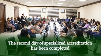 The second day of specialized accreditation has been completed
